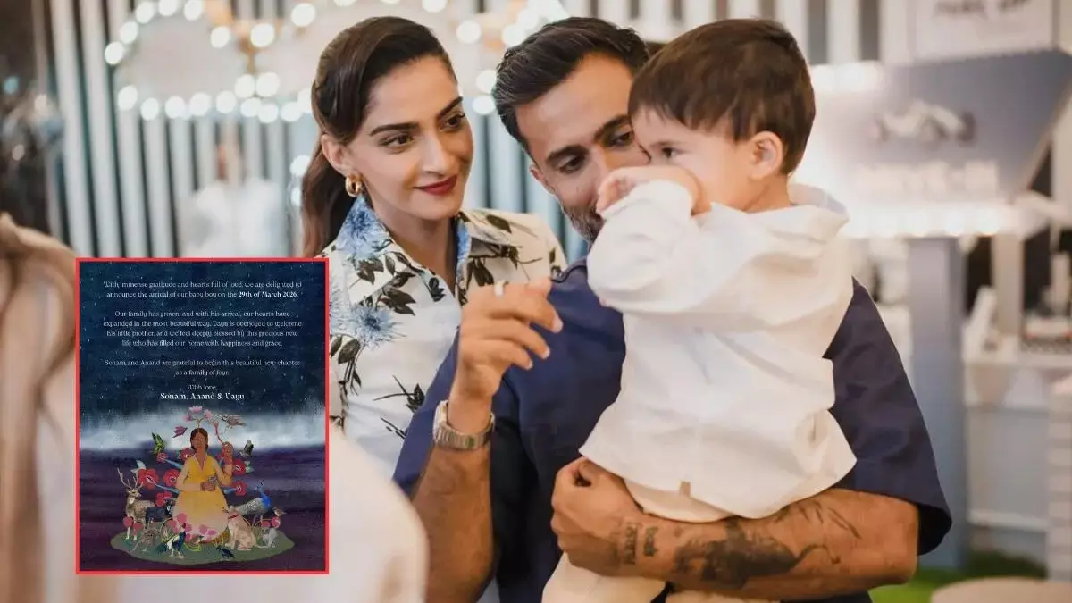 सोनम कपूर और आनंद आहूजा के घर दूसरे बेटे का जन्म—हमारा परिवार और बड़ा हो गया सोनम कपूर और आनंद आहूजा के घर दूसरे बेटे का जन्म—हमारा परिवार और बड़ा हो गया