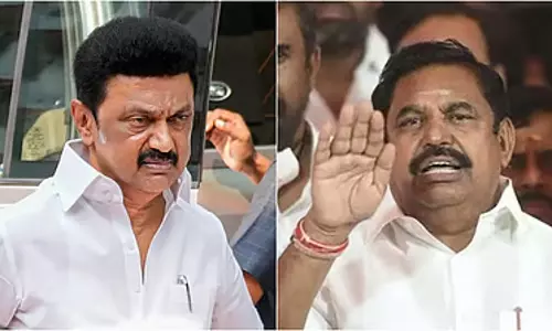DMK गठबंधन की पार्टियां 46 सीटों पर AIADMK के खिलाफ चुनाव लड़ेंगी DMK गठबंधन की पार्टियां 46 सीटों पर AIADMK के खिलाफ चुनाव लड़ेंगी