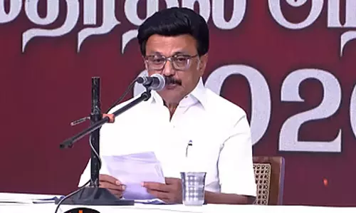 DMK का चुनावी घोषणापत्र हीरो है: MK Stalin DMK का चुनावी घोषणापत्र हीरो है: MK Stalin