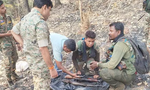 मोहला-मानपुर में नक्सल सामान बरामद, DRG और ITBP को मिली सफलता