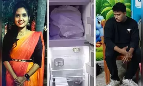Navy कर्मचारी को प्रेमी की हत्या, शव के टुकड़े-टुकड़े कर फ्रीजर में रखने के आरोप में गिरफ्तार Navy कर्मचारी को प्रेमी की हत्या, शव के टुकड़े-टुकड़े कर फ्रीजर में रखने के आरोप में गिरफ्तार
