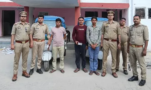 Agra: एल्यूमिनियम फैक्ट्री से चोरी करने वाले तीन आरोपी धराए