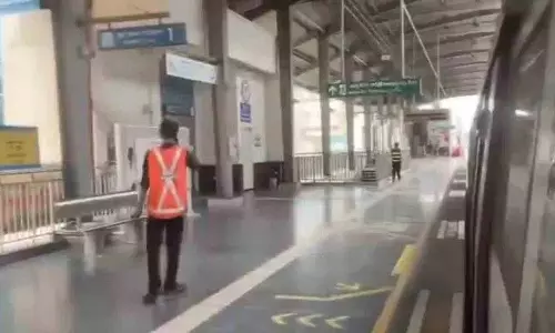 Hyderabad Metro तकनीकी समस्या के कारण रुकी
