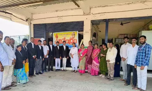 Nandi Medaram कोर्ट में विंटर कैंप लगाया गया