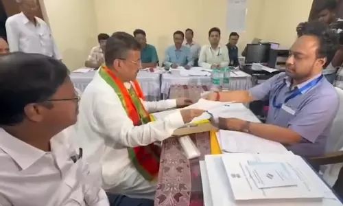 पश्चिम बंगाल विधानसभा चुनाव 2026 : Suvendu अधिकारी ने नंदीग्राम से नामांकन दाखिल किया