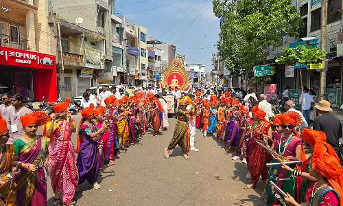 Belgaum : महावीर जन्मकल्याण महोत्सव के अवसर पर जुलूस