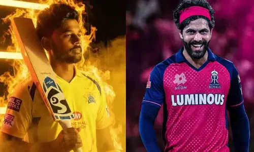 Samson Jadeja का न्यू जर्सी में पुरानी टीम के खिलाफ पहला मैच Samson Jadeja का न्यू जर्सी में पुरानी टीम के खिलाफ पहला मैच