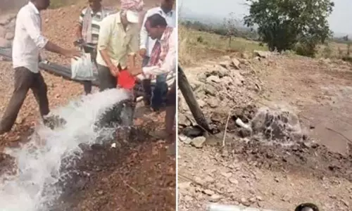 पूजा के बाद Water Supply बंद होने से किसान नाराज़ पूजा के बाद Water Supply बंद होने से किसान नाराज़