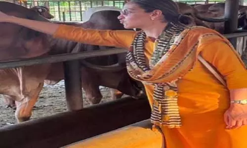 पिता धर्मेंद्र की यादों को ताजा करने फॉर्महाउस पहुंचीं ईशा देओल