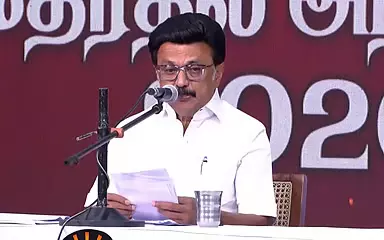 DMK का चुनावी घोषणापत्र हीरो है: MK Stalin DMK का चुनावी घोषणापत्र हीरो है: MK Stalin