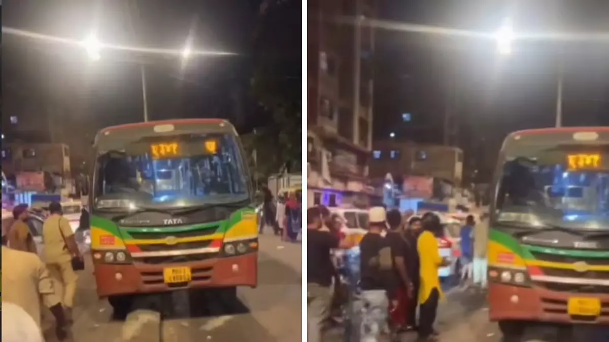 Mumbai : बेस्ट बस का कंट्रोल खो गया, धारावी में डिवाइडर पर चढ़ी Mumbai : बेस्ट बस का कंट्रोल खो गया, धारावी में डिवाइडर पर चढ़ी