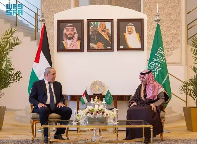 सऊदी विदेश मंत्री और फ़िलिस्तीनी वाइस प्रेसिडेंट ने गाजा व West Bank स्थिति पर चर्चा की सऊदी विदेश मंत्री और फ़िलिस्तीनी वाइस प्रेसिडेंट ने गाजा व West Bank स्थिति पर चर्चा की