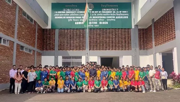 Greenwood School के स्टूडेंट्स ने एजुकेशनल टूर के लिए नागालैंड यूनिवर्सिटी का दौरा किया