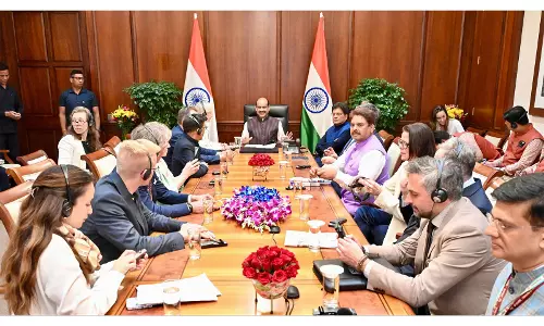 लोकसभा स्पीकर ओम बिरला ने EU पार्लियामेंट के डेलीगेशन से मुलाकात की, भारत-EU स्ट्रेटेजिक पार्टनरशिप पर बात की