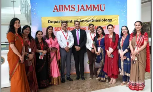 AIIMS Jammu ने एयरवे मैनेजमेंट पर नेशनल वर्कशॉप और सीएमई होस्ट किया AIIMS Jammu ने एयरवे मैनेजमेंट पर नेशनल वर्कशॉप और सीएमई होस्ट किया
