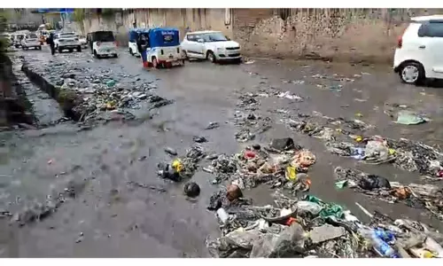 DPL के पास जाम नालियों से सफाई की चिंता बढ़ी