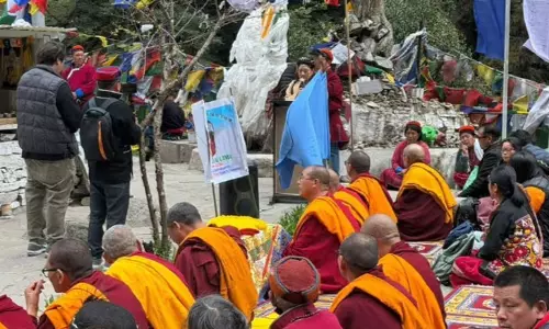Arunachal Pradesh में दलाई लामा की ऐतिहासिक यात्रा पर फ्रीडम ट्रेल मार्च का दूसरा एडिशन शुरू Arunachal Pradesh में दलाई लामा की ऐतिहासिक यात्रा पर फ्रीडम ट्रेल मार्च का दूसरा एडिशन शुरू