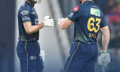 IPL 2026: GT की पारी में अनोखा संयोग, 6 विकेट के साथ दिया 163 रन का लक्ष्य IPL 2026: GT की पारी में अनोखा संयोग, 6 विकेट के साथ दिया 163 रन का लक्ष्य