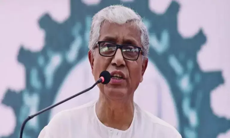 माणिक सरकार ने TTAADC चुनावों के लिए लेफ्ट फ्रंट का समर्थन किया, BJP और टिपरा मोथा पर निशाना साधा माणिक सरकार ने TTAADC चुनावों के लिए लेफ्ट फ्रंट का समर्थन किया, BJP और टिपरा मोथा पर निशाना साधा