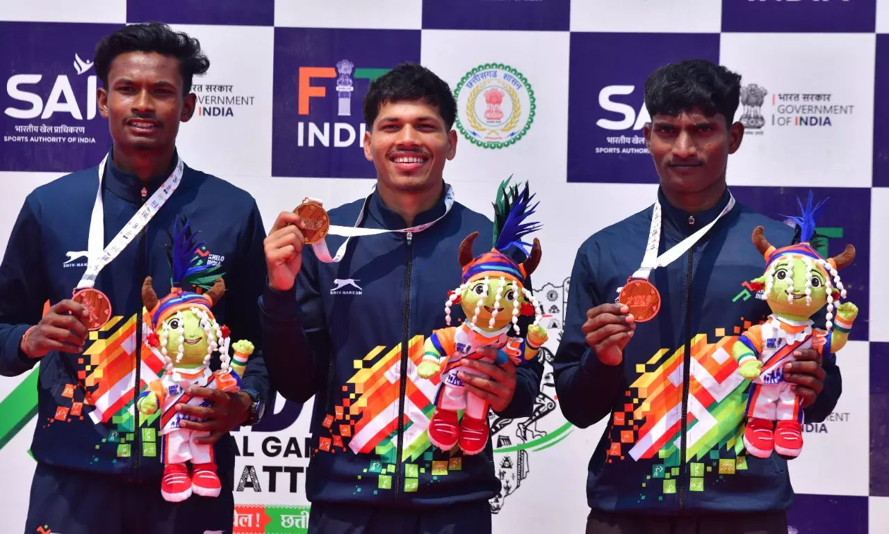 खेलो इंडिया ट्राइबल गेम्स, जगदलपुर में दूसरे दिन भी एथलीटों ने दिखाया दमखम खेलो इंडिया ट्राइबल गेम्स, जगदलपुर में दूसरे दिन भी एथलीटों ने दिखाया दमखम