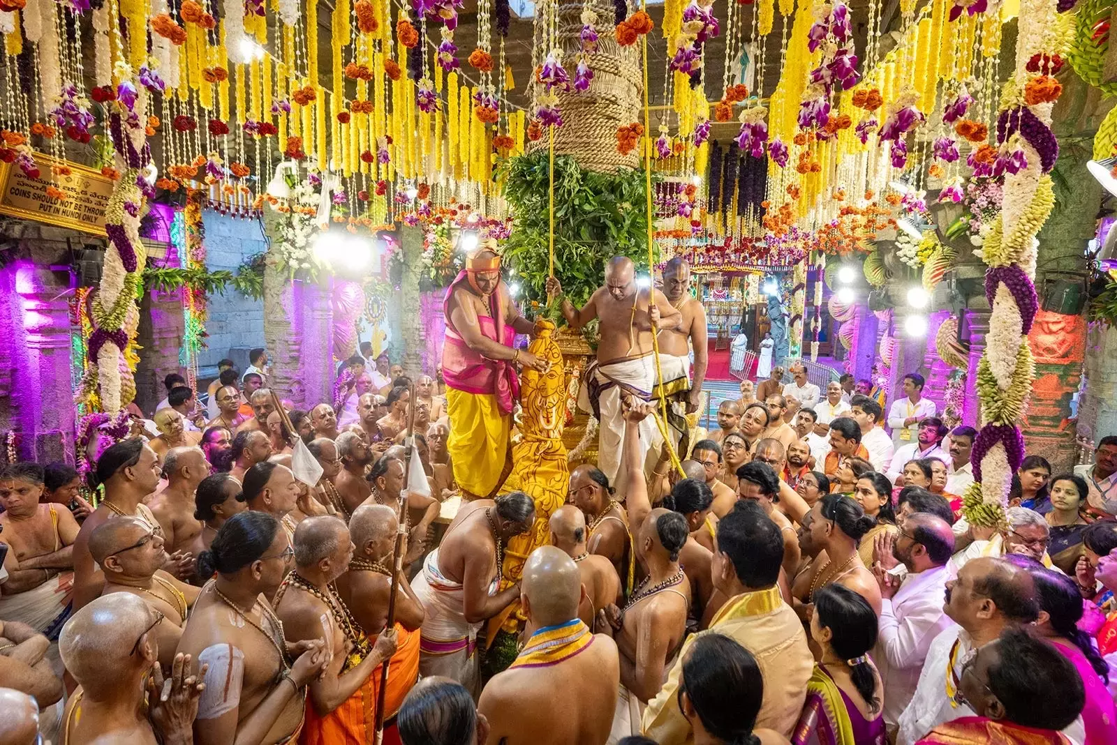 Tirumala में वसंतोत्सव: भगवान वेंकटेश्वर का सुनहरा रथ जुलूस Tirumala में वसंतोत्सव: भगवान वेंकटेश्वर का सुनहरा रथ जुलूस