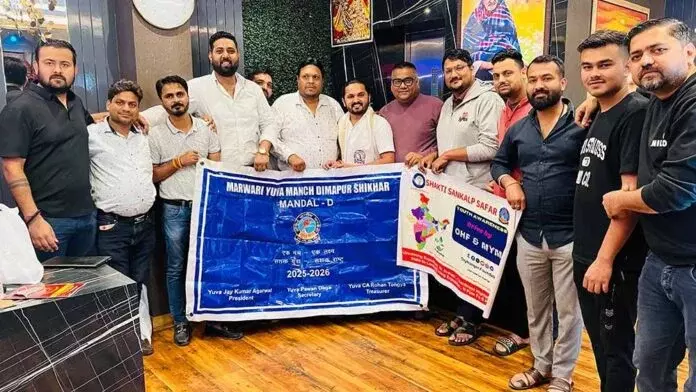 Dimapur: जागरूकता अभियान पर साइकिल सवार दीमापुर पहुंचा