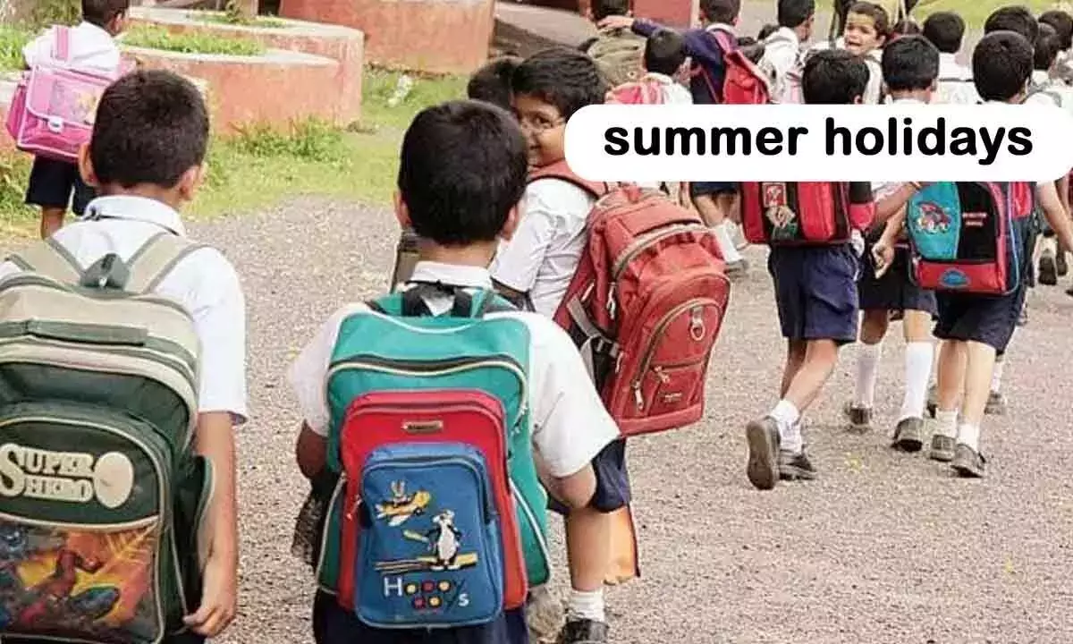 Telangana के स्कूलों में गर्मियों की छुट्टियां होंगी Telangana के स्कूलों में गर्मियों की छुट्टियां होंगी