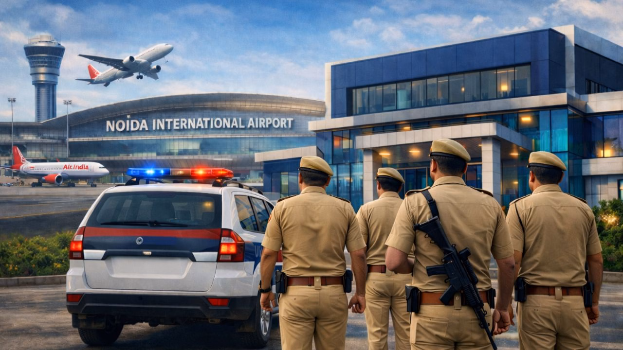 Noida: एयरपोर्ट सुरक्षा के लिए नई पुलिस लाइन का निर्माण तय Noida: एयरपोर्ट सुरक्षा के लिए नई पुलिस लाइन का निर्माण तय