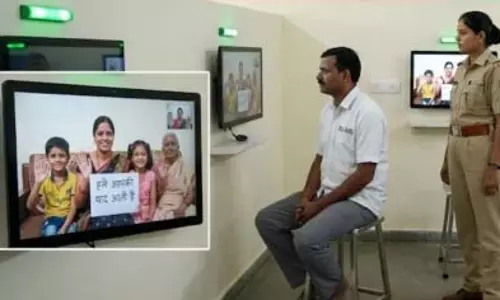 कैदियों को परिजनों से बात करने वीडियो कॉल की सुविधा देने की तैयारी कैदियों को परिजनों से बात करने वीडियो कॉल की सुविधा देने की तैयारी