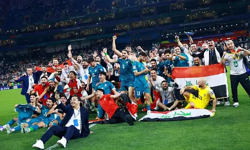 FIFA वर्ल्ड कप 2026 : इराक का क्वालिफिकेशन उनके इतिहास का एक अहम पल था FIFA वर्ल्ड कप 2026 : इराक का क्वालिफिकेशन उनके इतिहास का एक अहम पल था