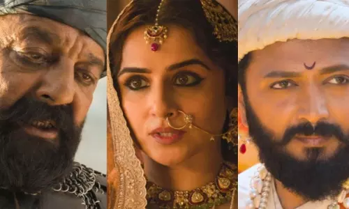 Shivaji के रोल में रितेश; अभिषेक, संजय, विद्या का फर्स्ट लुक आउट Shivaji के रोल में रितेश; अभिषेक, संजय, विद्या का फर्स्ट लुक आउट