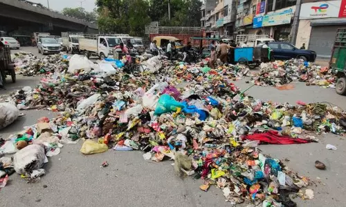 Ludhiana: सफाई कर्मचारियों ने प्रताप चौक पर विरोध में सड़क पर कचरा फेंका, आने-जाने वालों को हुई परेशानी Ludhiana: सफाई कर्मचारियों ने प्रताप चौक पर विरोध में सड़क पर कचरा फेंका, आने-जाने वालों को हुई परेशानी