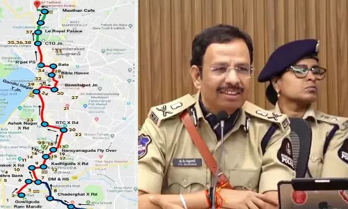 Hyderabad में हनुमान जयंती के लिए 3,000 पुलिस कर्मी ड्यूटी पर Hyderabad में हनुमान जयंती के लिए 3,000 पुलिस कर्मी ड्यूटी पर