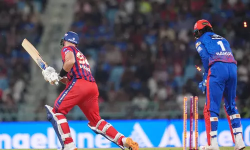 IPL 2026: LSG ने 11.3 ओवर में गवाया 5 विकेट IPL 2026: LSG ने 11.3 ओवर में गवाया 5 विकेट