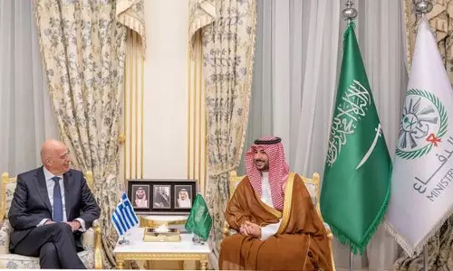 Saudi Arabia  और ग्रीस ने ईरान के हमलों पर सुरक्षा चर्चा की