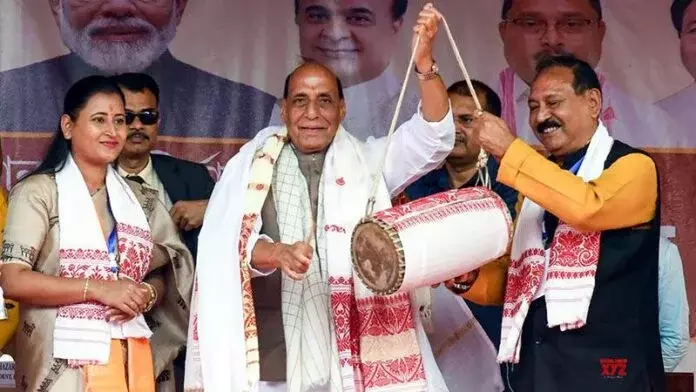 Assam में चुनाव प्रचार तेज करने के लिए भाजपा नेताओं ने प्रचार किया Assam में चुनाव प्रचार तेज करने के लिए भाजपा नेताओं ने प्रचार किया