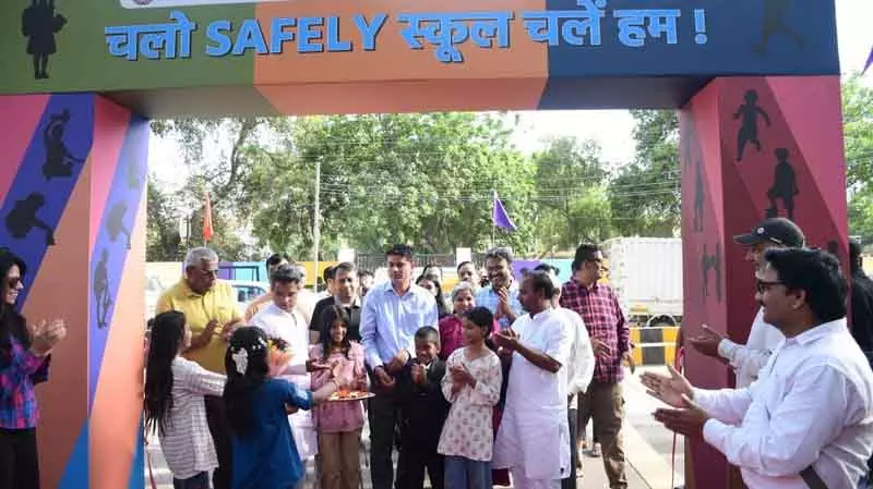 Gurugram का कादीपुर सेफ स्कूल ज़ोन, पहला सड़क सुरक्षा कार्यक्रम Gurugram का कादीपुर सेफ स्कूल ज़ोन, पहला सड़क सुरक्षा कार्यक्रम