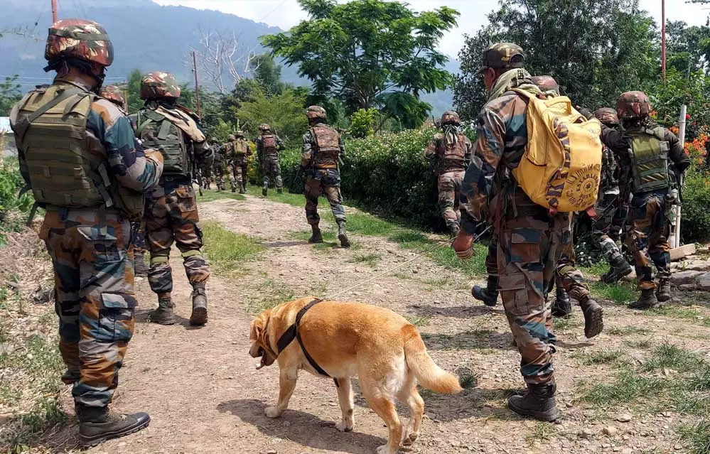 Srinagar: दो आतंकियों की तलाश जारी, इलाके को घेरा गया Srinagar: दो आतंकियों की तलाश जारी, इलाके को घेरा गया