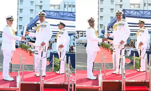 समुद्र रणनीतिक इरादे का संकेत देने और मुकाबला करने का पहला क्षेत्र बन रहा है:Navy Chief Admiral समुद्र रणनीतिक इरादे का संकेत देने और मुकाबला करने का पहला क्षेत्र बन रहा है:Navy Chief Admiral