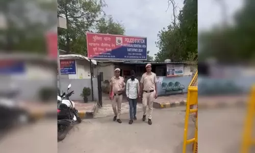 पुलिस ने वारदात की फिराक में घूम रहे बदमाश को किया गिरफ्तार, चाकू बरामद