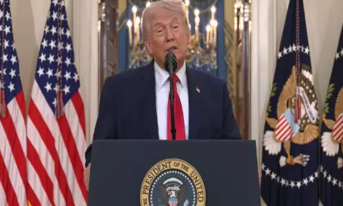 Trump ने मध्य पूर्व सहयोगियों का धन्यवाद किया Trump ने मध्य पूर्व सहयोगियों का धन्यवाद किया