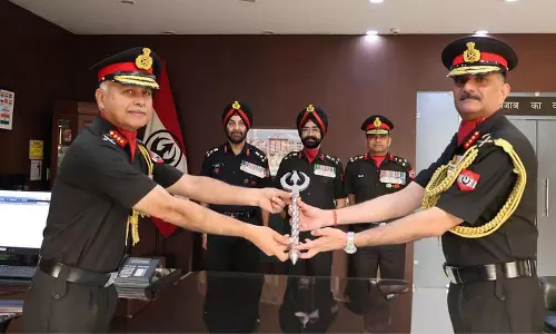 Jalandhar: लेफ्टिनेंट जनरल कबथियाल ने वज्र कोर का कार्यभार संभाला