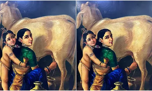 राजा रवि वर्मा की कलाकृति ने एम. एफ. हुसैन की Gramyatra को पीछे छोड़ दिया: 167 करोड़ में नीलाम राजा रवि वर्मा की कलाकृति ने एम. एफ. हुसैन की Gramyatra को पीछे छोड़ दिया: 167 करोड़ में नीलाम