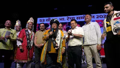 Ujjain: टेपा सम्मेलन में राकेश बेदी को मिला सम्मान Ujjain: टेपा सम्मेलन में राकेश बेदी को मिला सम्मान