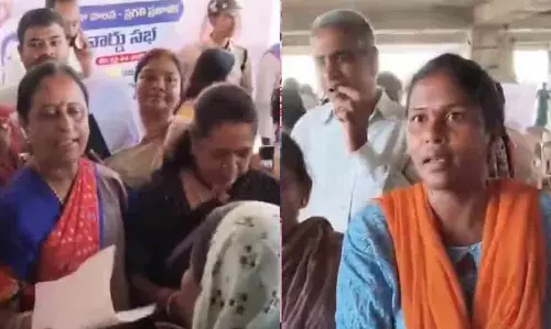 Warangal के निवासियों ने मंत्री से कहा: मैडम को 12वीं डिवीजन स्ट्रीट आने का न्योता दें Warangal के निवासियों ने मंत्री से कहा: मैडम को 12वीं डिवीजन स्ट्रीट आने का न्योता दें