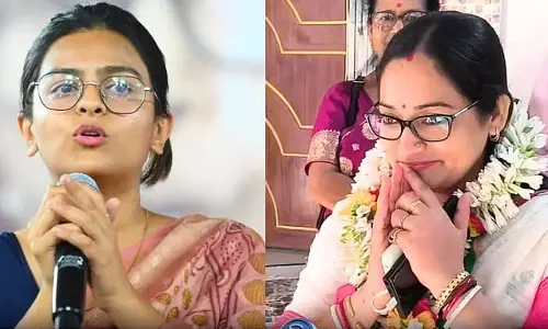 BJP उम्मीदवार से पार्टी का एक गुट नाराज़, मधुपर्णा के इरादे पर सवाल