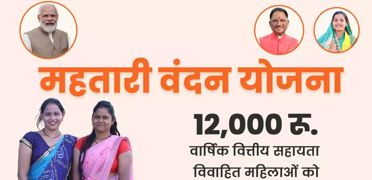 महतारी वंदन योजना से जुड़ी अहम खबर, लाभान्वित महिलाएं ध्यान दें महतारी वंदन योजना से जुड़ी अहम खबर, लाभान्वित महिलाएं ध्यान दें