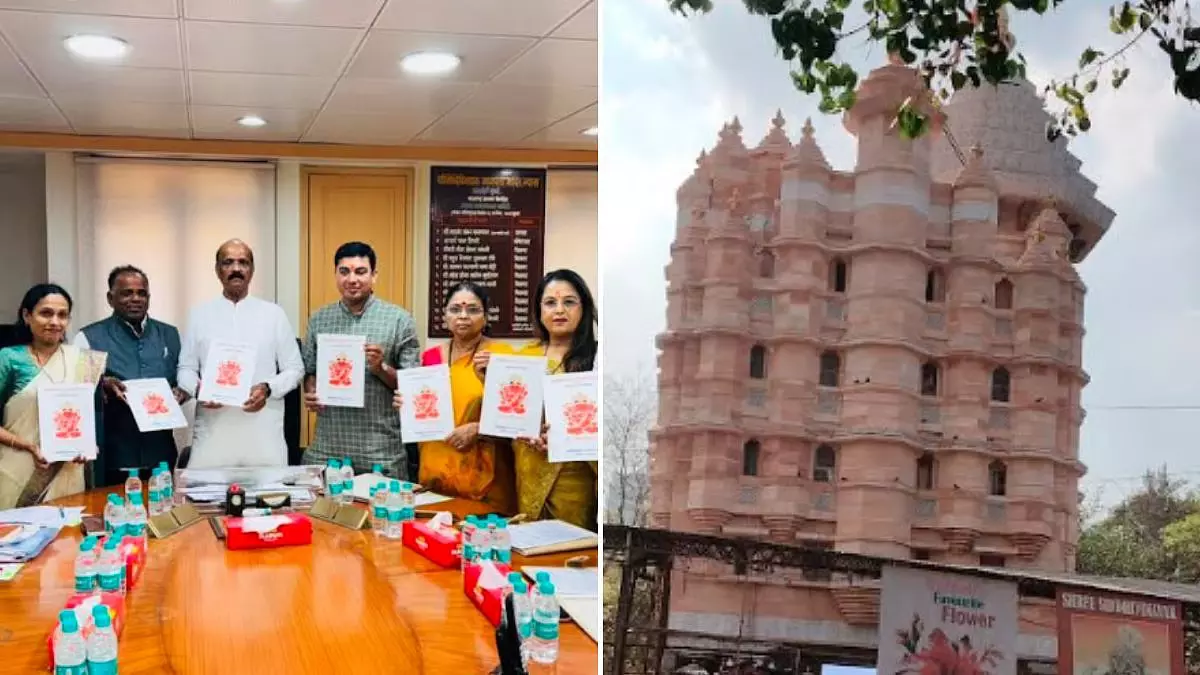 Shri Siddhivinayak मंदिर ने रिकॉर्ड ₹182 करोड़ की आय दर्ज की, जो पिछले साल से 37% ज़्यादा है Shri Siddhivinayak मंदिर ने रिकॉर्ड ₹182 करोड़ की आय दर्ज की, जो पिछले साल से 37% ज़्यादा है