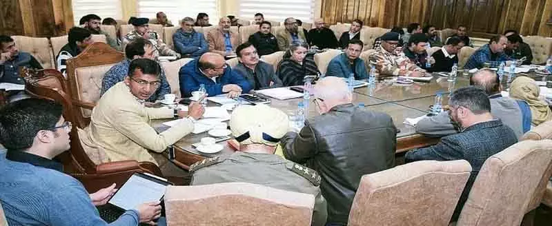 डिव कॉम Kashmir ने श्री अमरनाथ जी यात्रा 2026 की तैयारियों का रिव्यू किया डिव कॉम Kashmir ने श्री अमरनाथ जी यात्रा 2026 की तैयारियों का रिव्यू किया