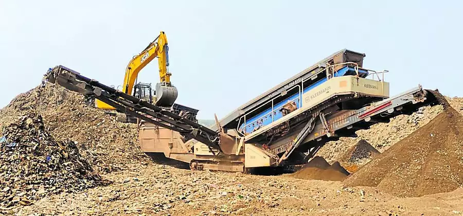 Karwar : पुराने कचरे के ढेर का वैज्ञानिक समाधान Karwar : पुराने कचरे के ढेर का वैज्ञानिक समाधान